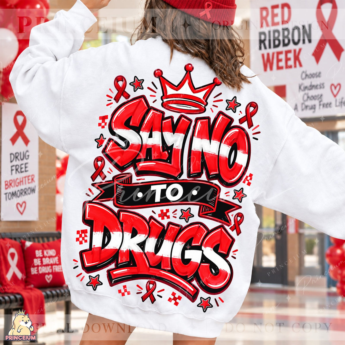 Crowned Say No to Drugs