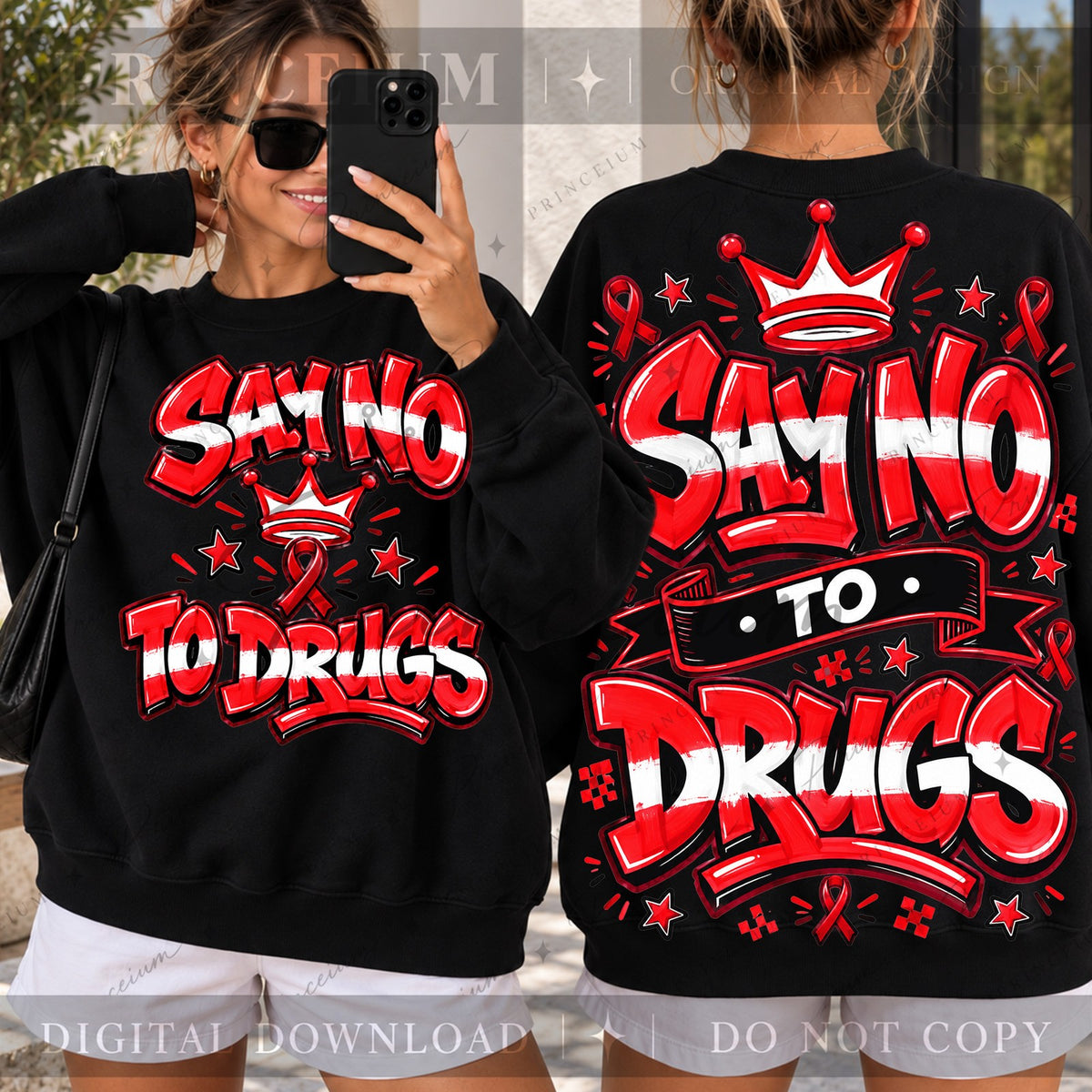 Crowned Say No to Drugs