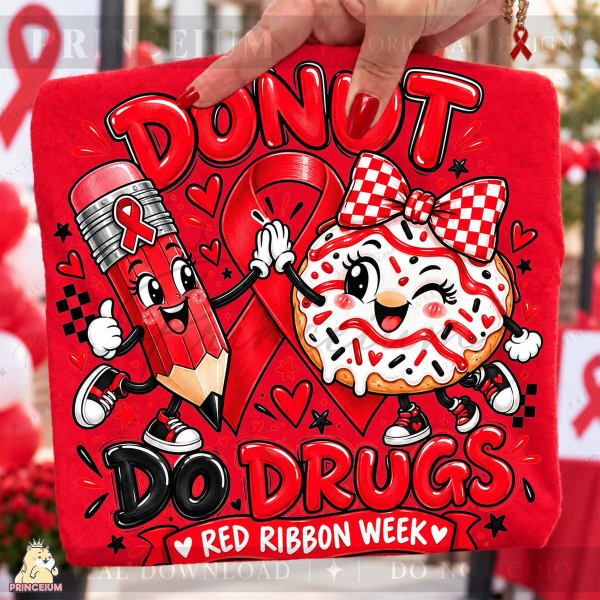 Donut Do Drugs Red Ribbon Week