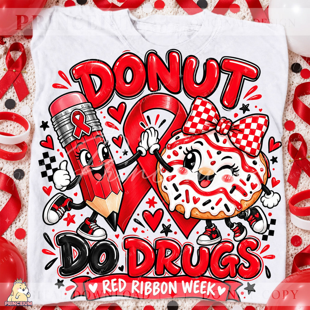 Donut Do Drugs Red Ribbon Week