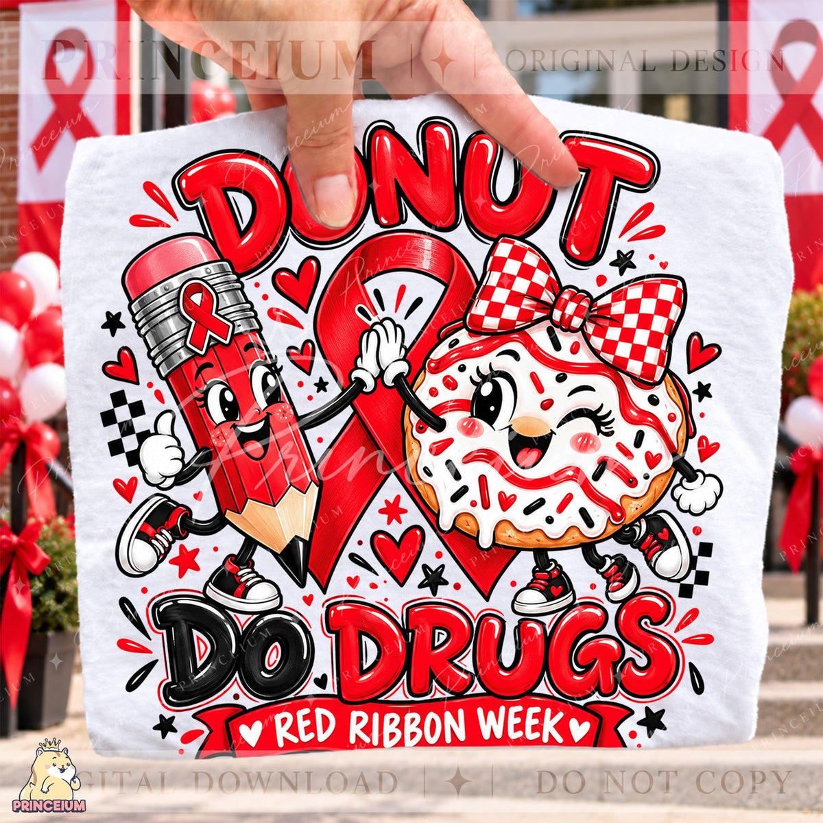 Donut Do Drugs Red Ribbon Week