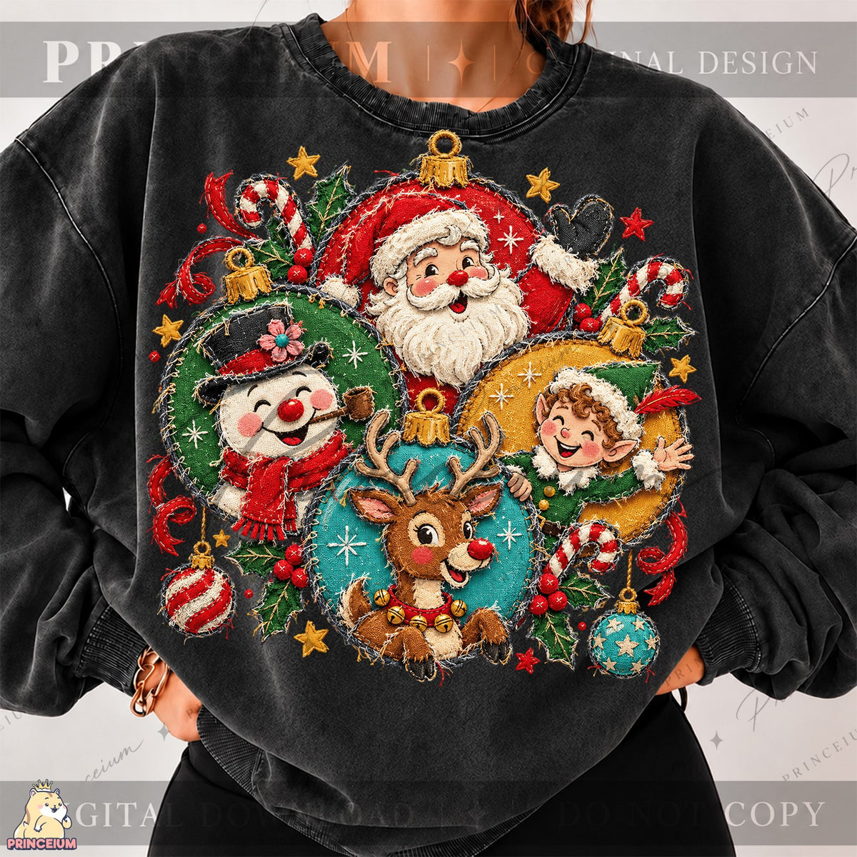 Santa & Friends Christmas Ornaments