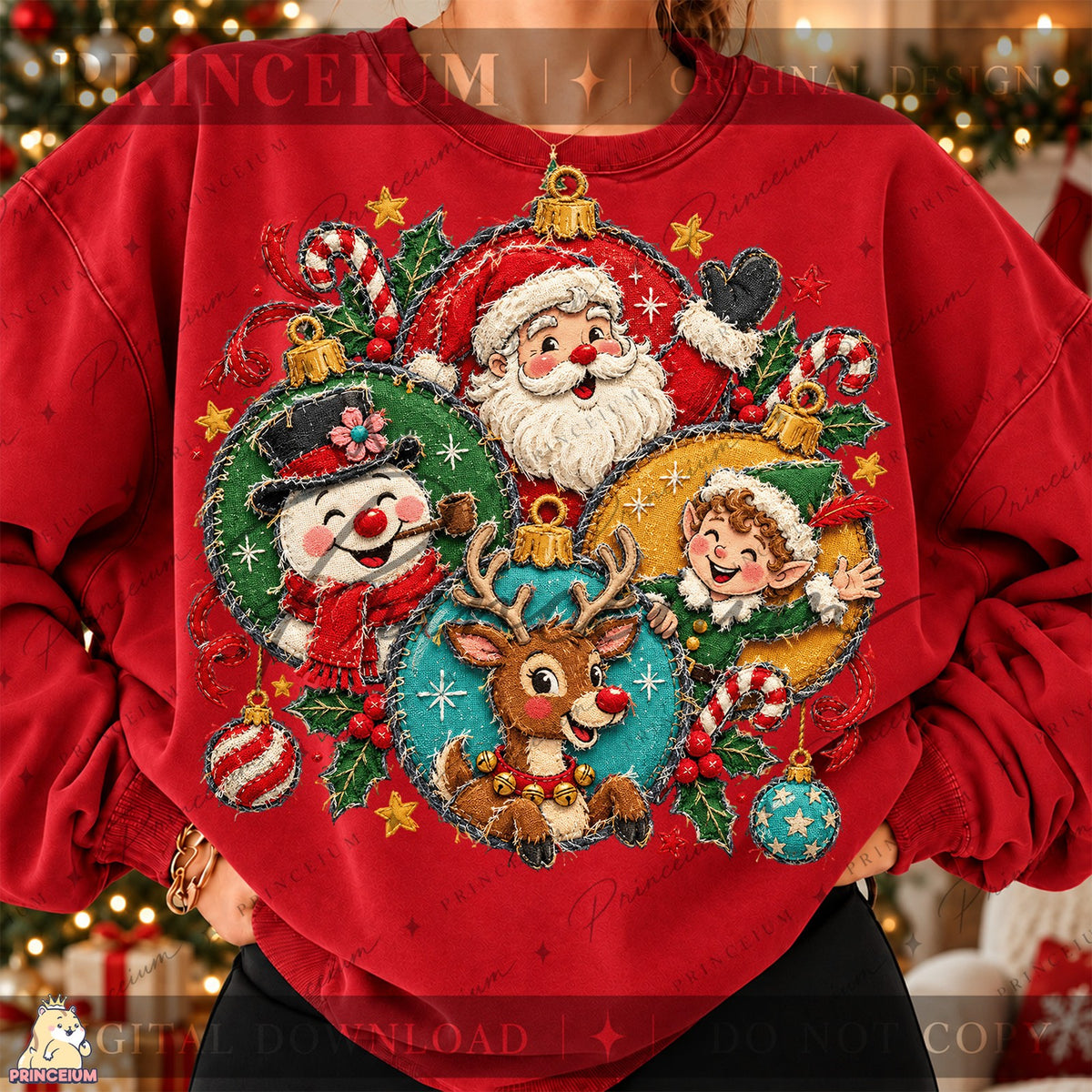 Santa & Friends Christmas Ornaments