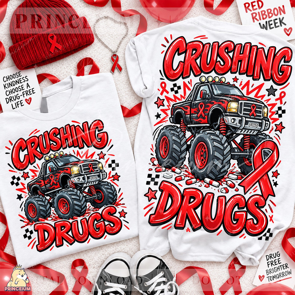 Crushing Drugs Monster Truck