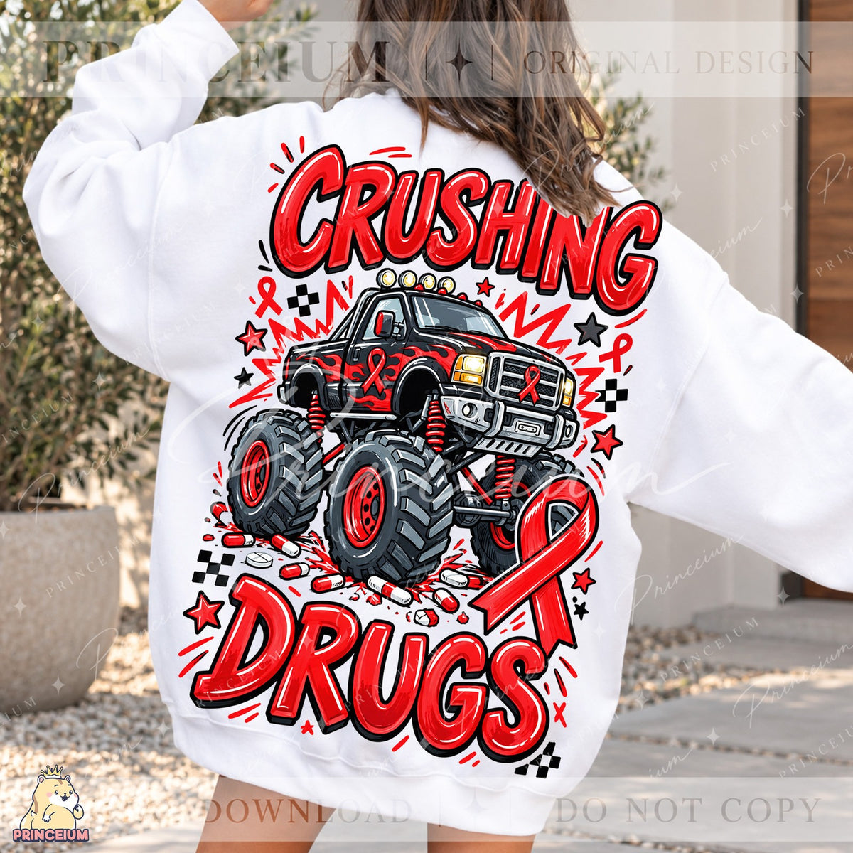 Crushing Drugs Monster Truck