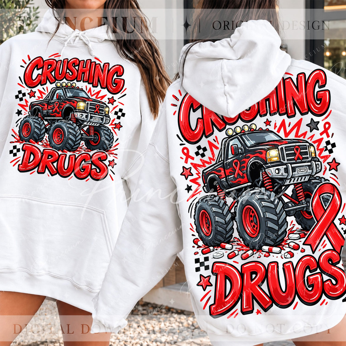 Crushing Drugs Monster Truck