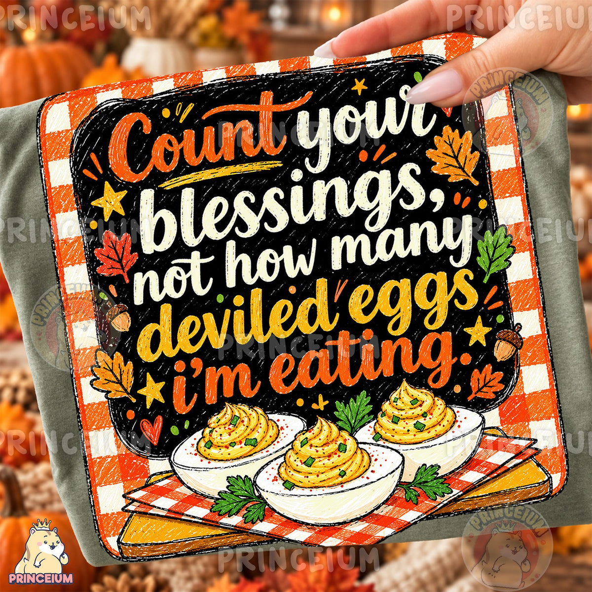 Hand-Drawn Deviled Egg Blessings