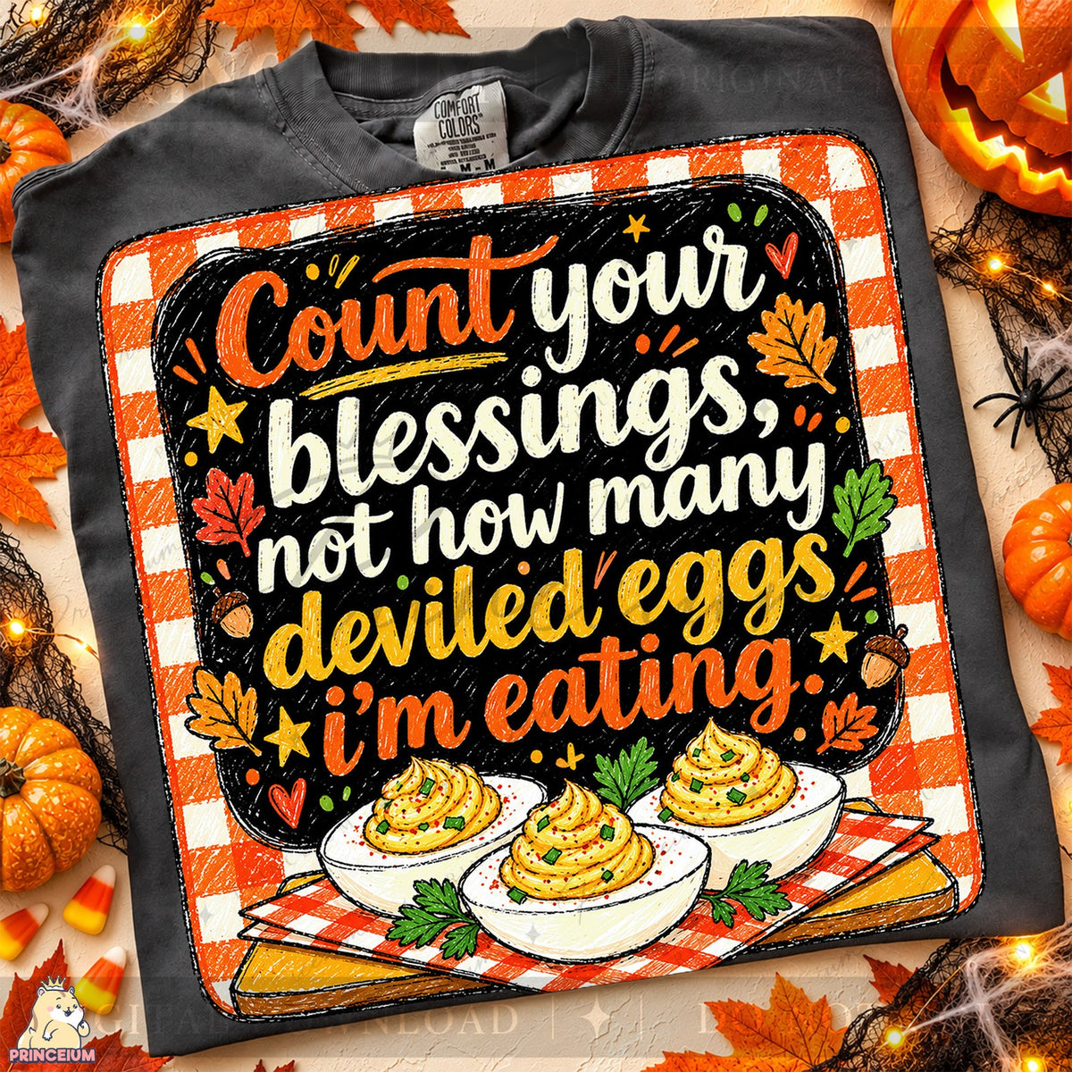 Hand-Drawn Deviled Egg Blessings