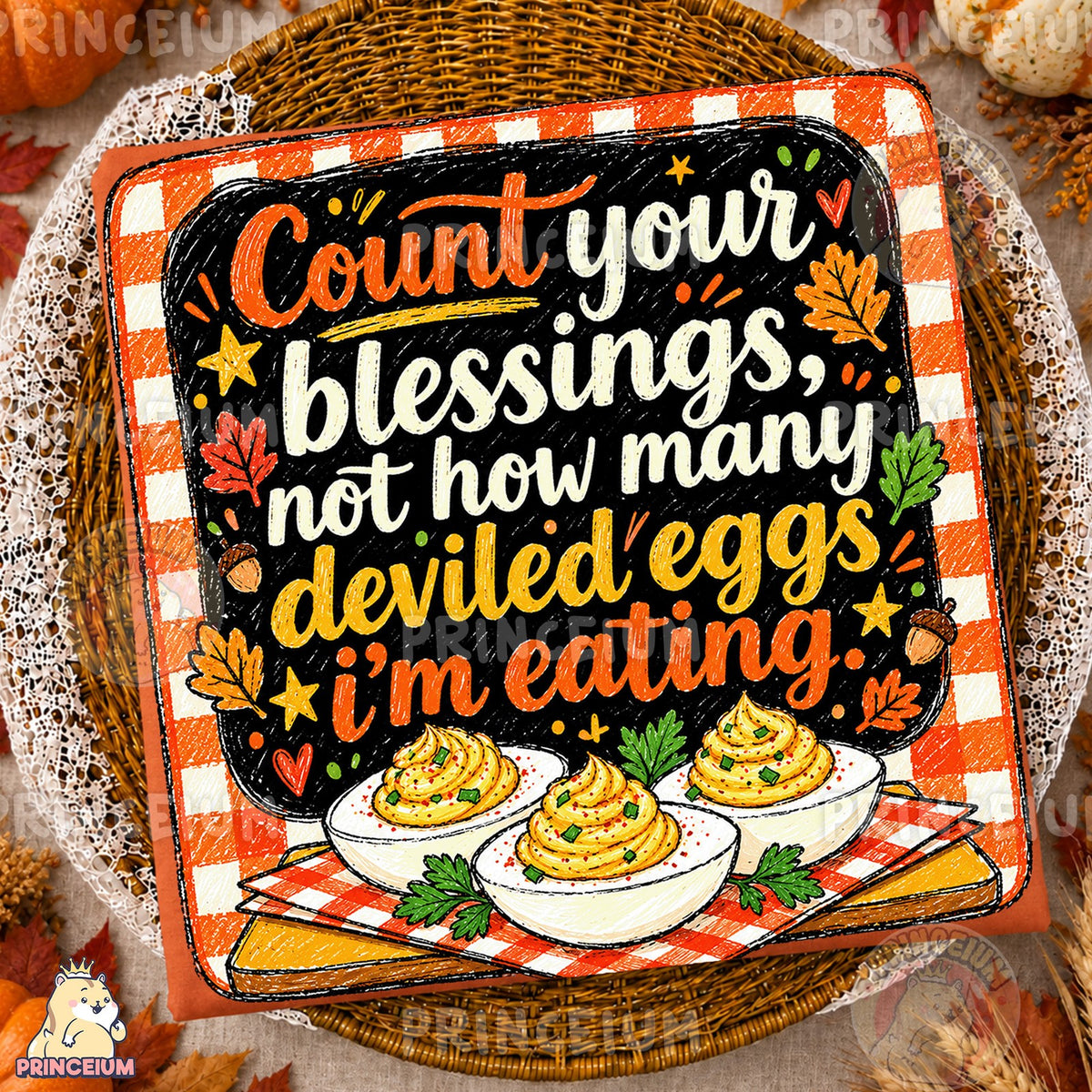 Hand-Drawn Deviled Egg Blessings