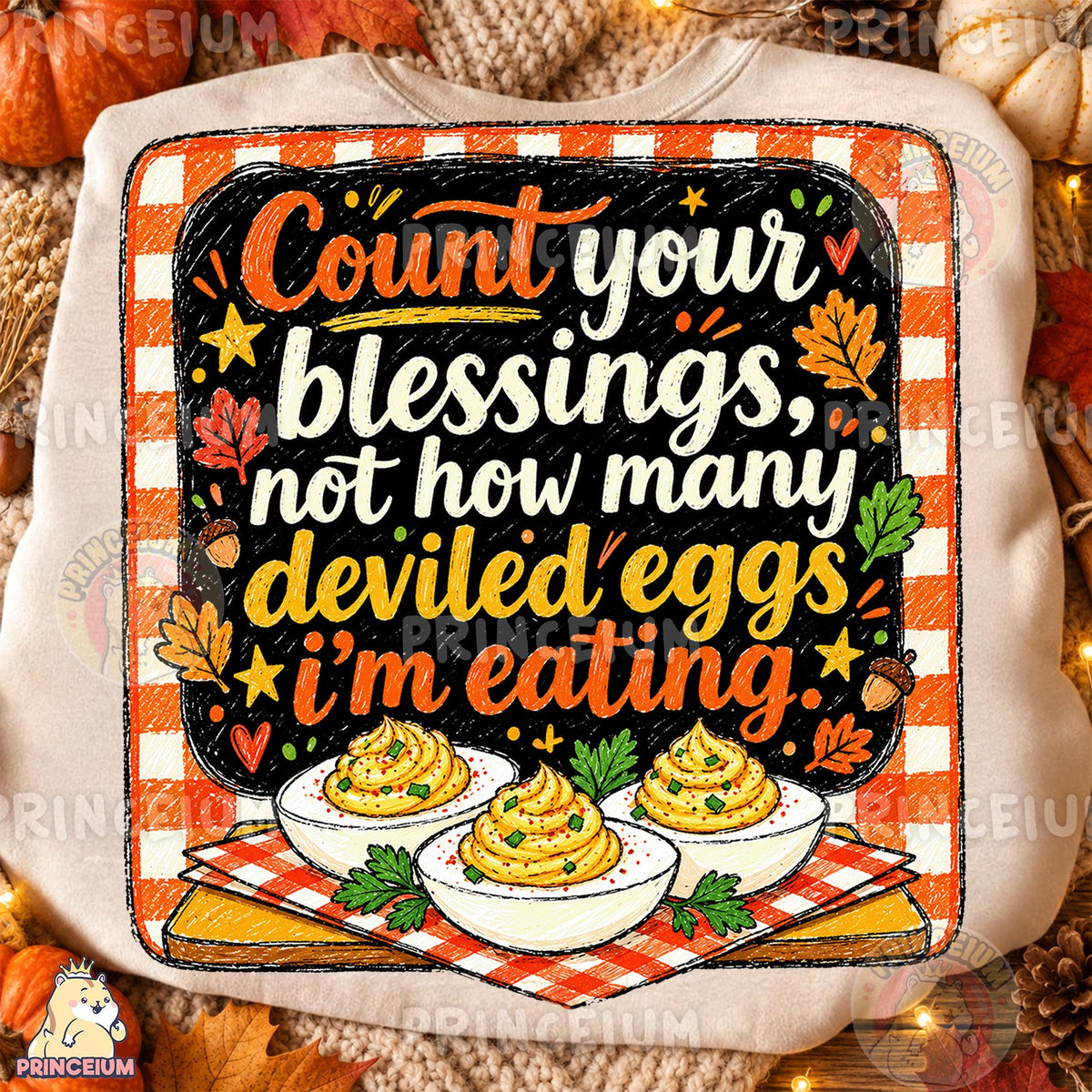 Hand-Drawn Deviled Egg Blessings