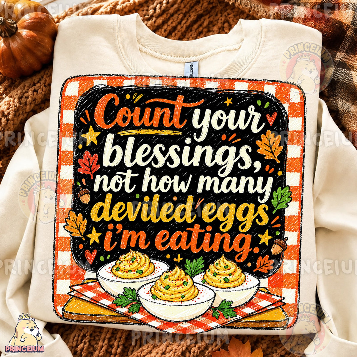 Hand-Drawn Deviled Egg Blessings