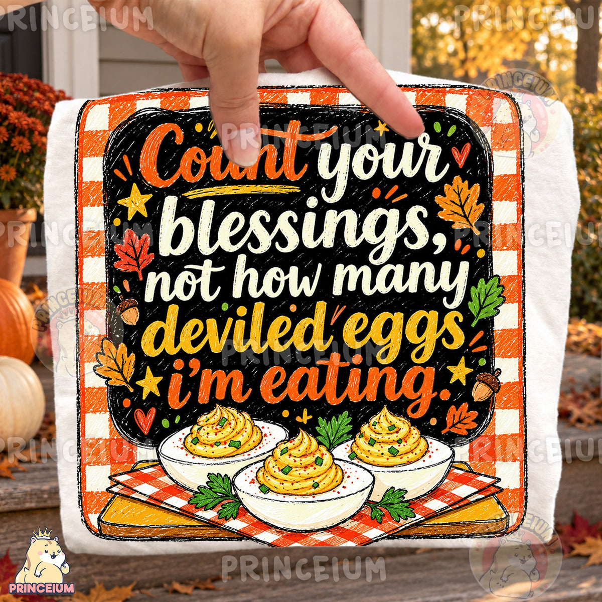 Hand-Drawn Deviled Egg Blessings