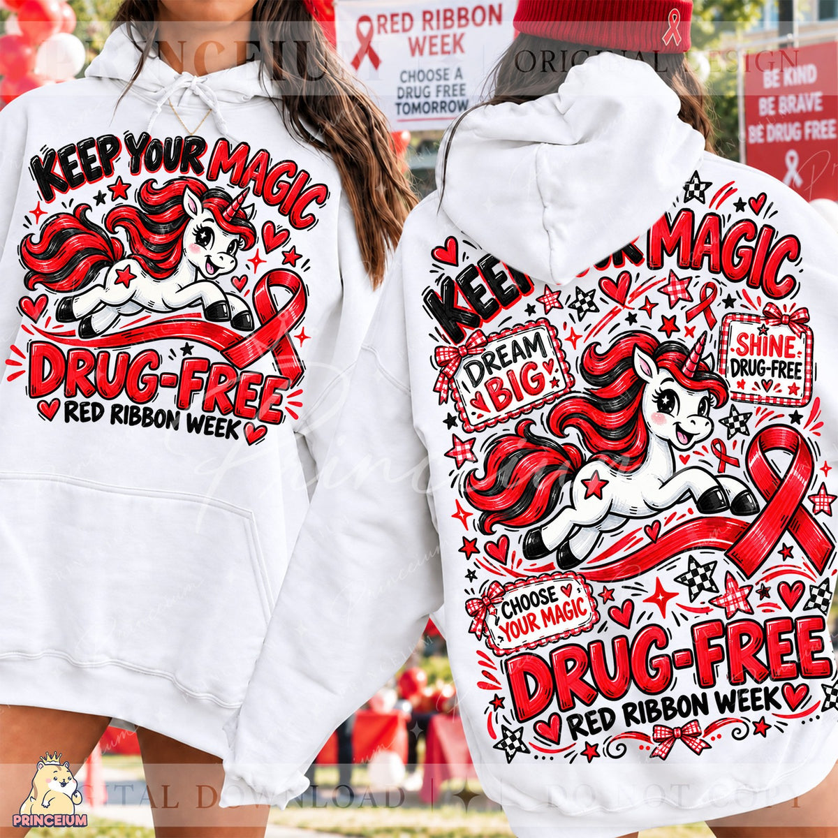 Keep Your Magic Unicorn Front & Back Set