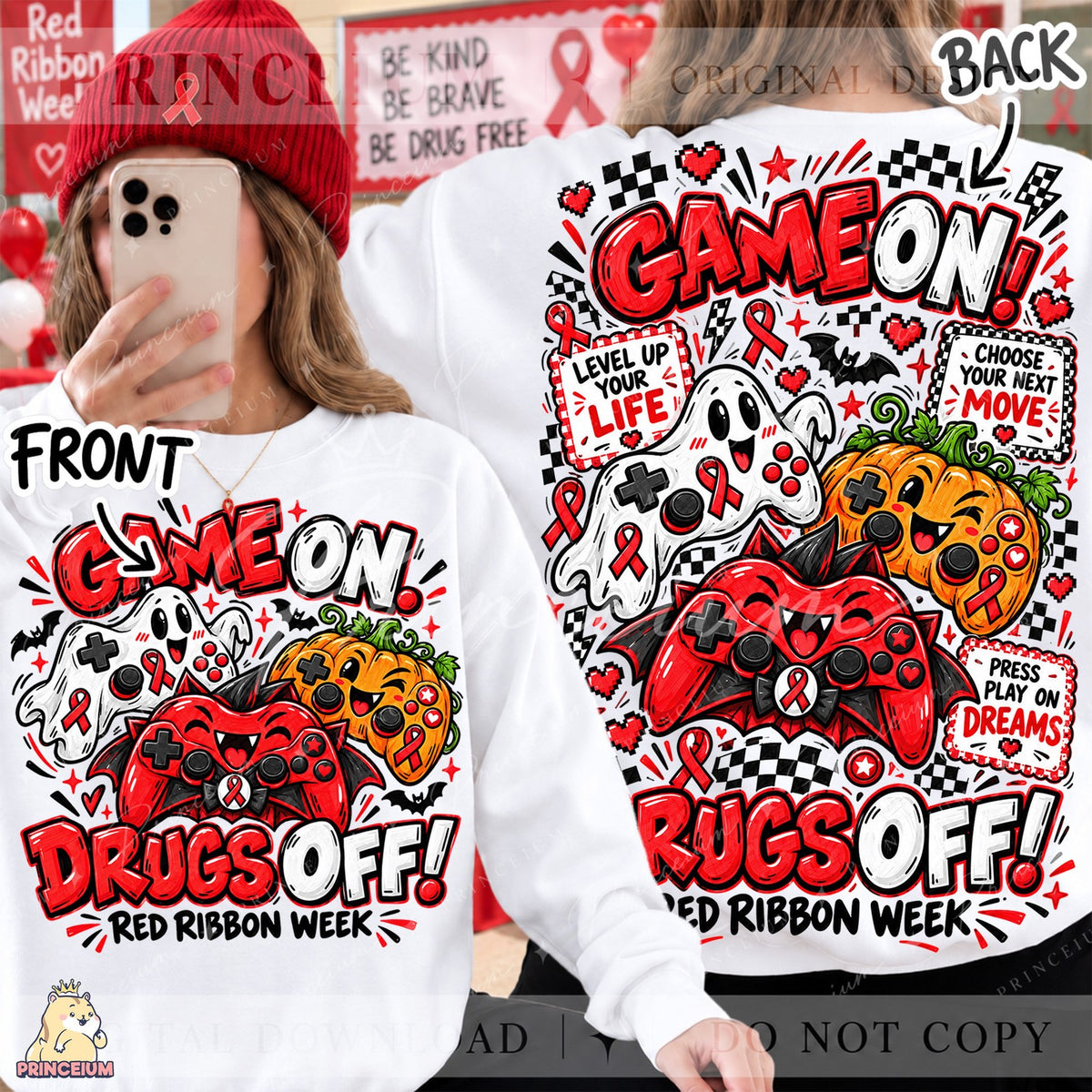 Game On Drugs Off Monsters