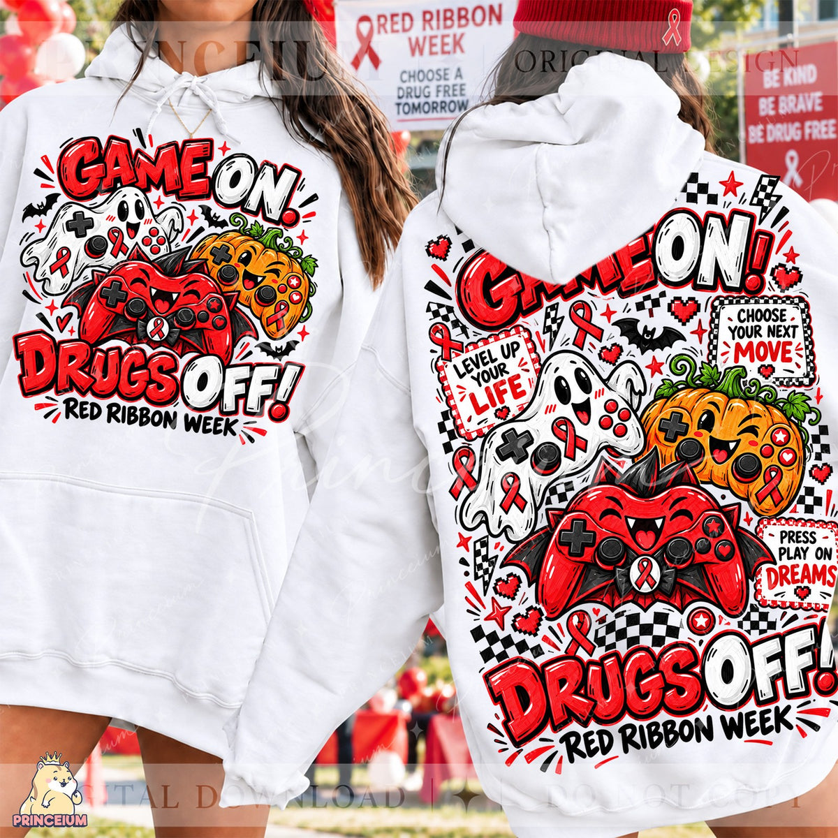 Game On Drugs Off Monsters