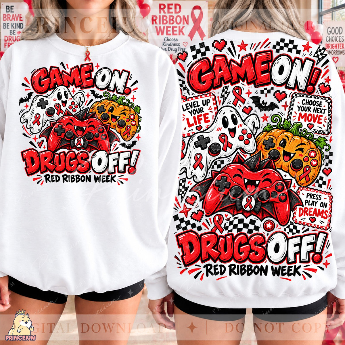 Game On Drugs Off Monsters