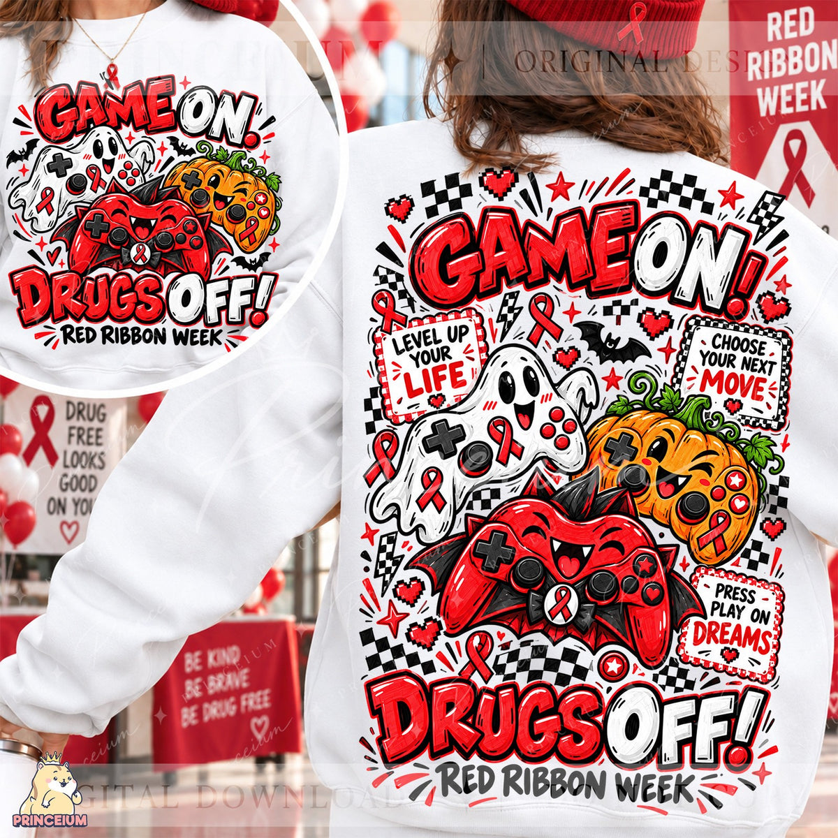 Game On Drugs Off Monsters