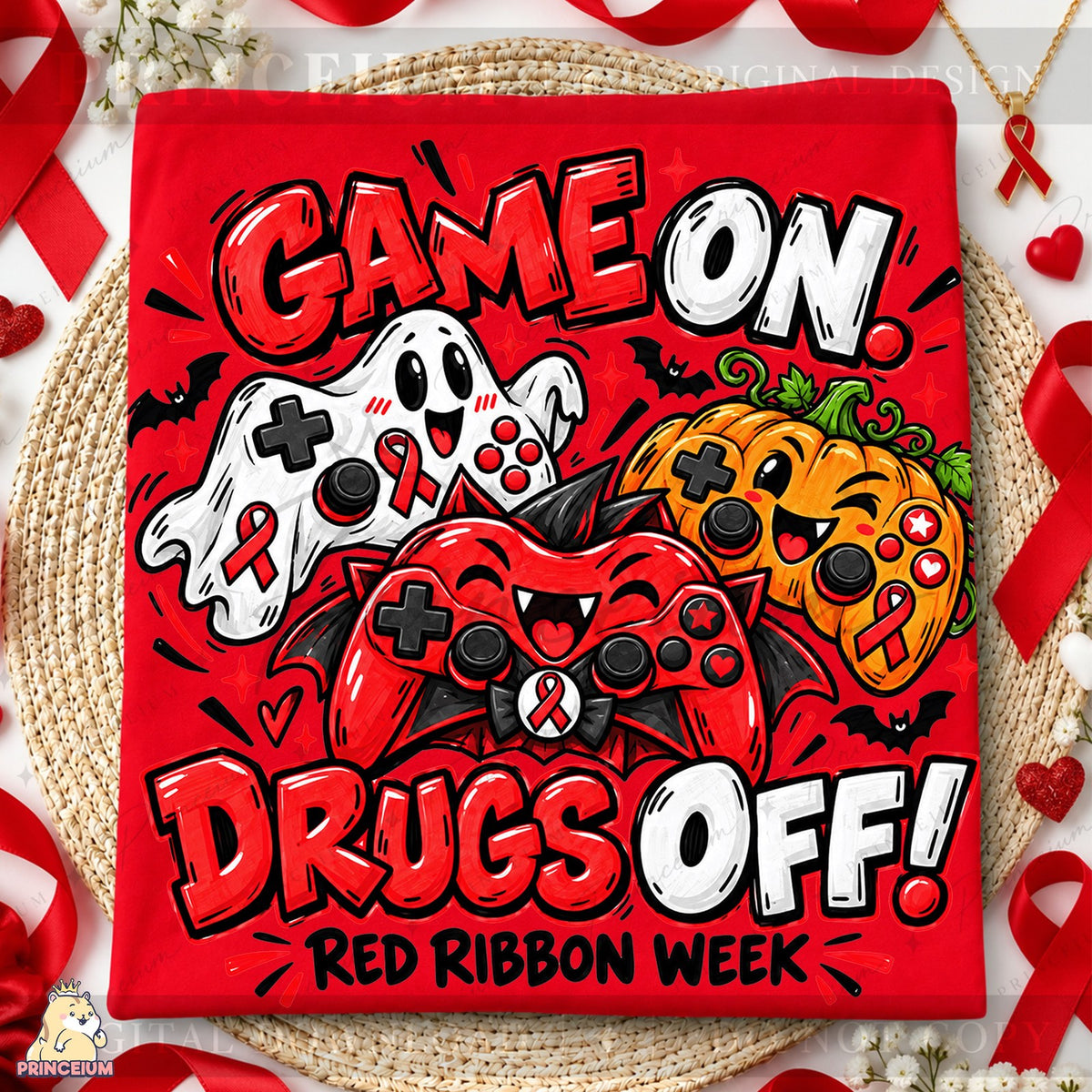 Game On Drugs Off Red Ribbon Week