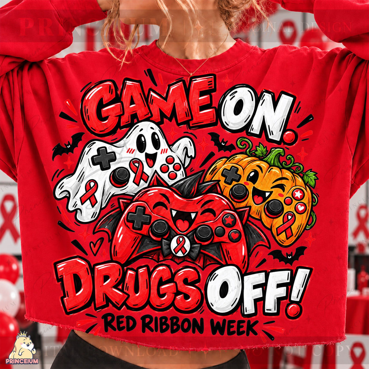 Game On Drugs Off Red Ribbon Week