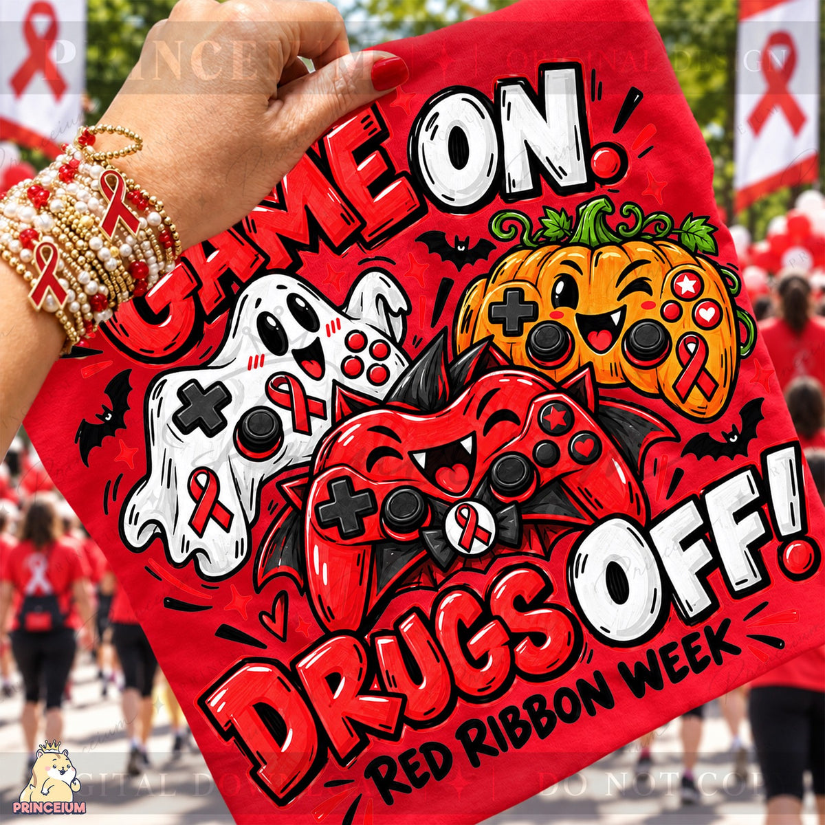 Game On Drugs Off Red Ribbon Week