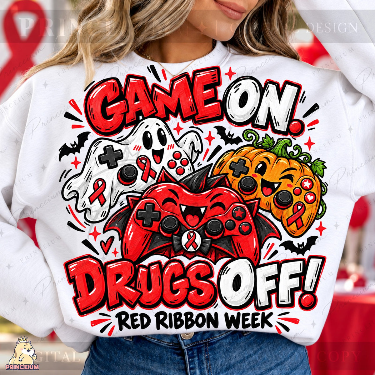 Game On Drugs Off Red Ribbon Week