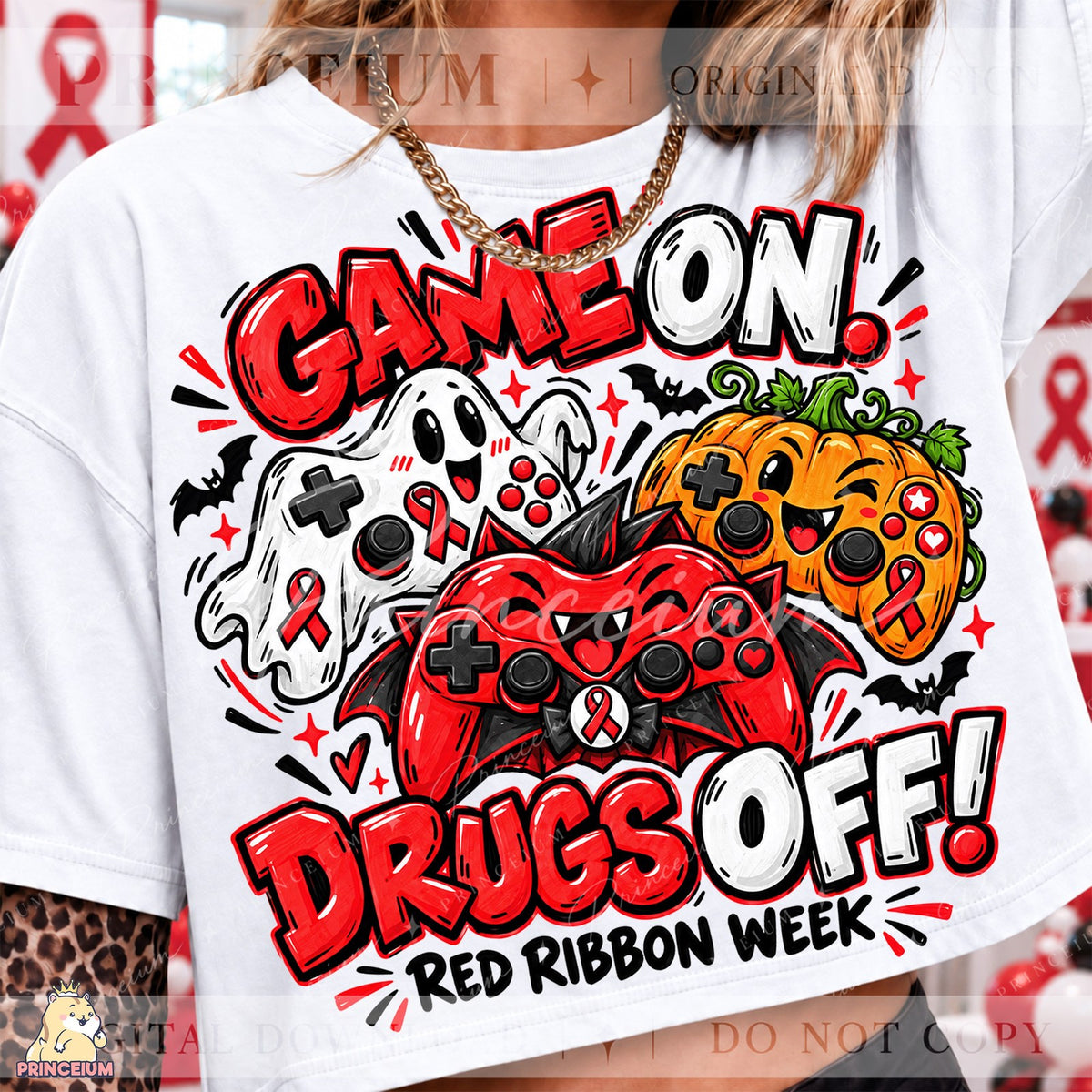 Game On Drugs Off Red Ribbon Week