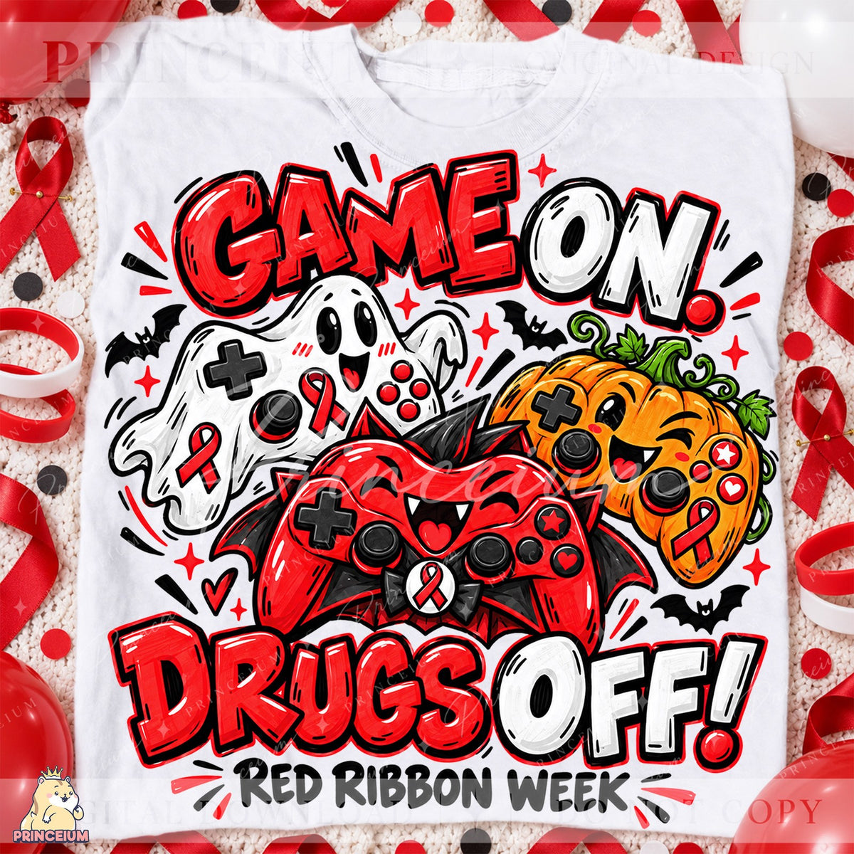Game On Drugs Off Red Ribbon Week