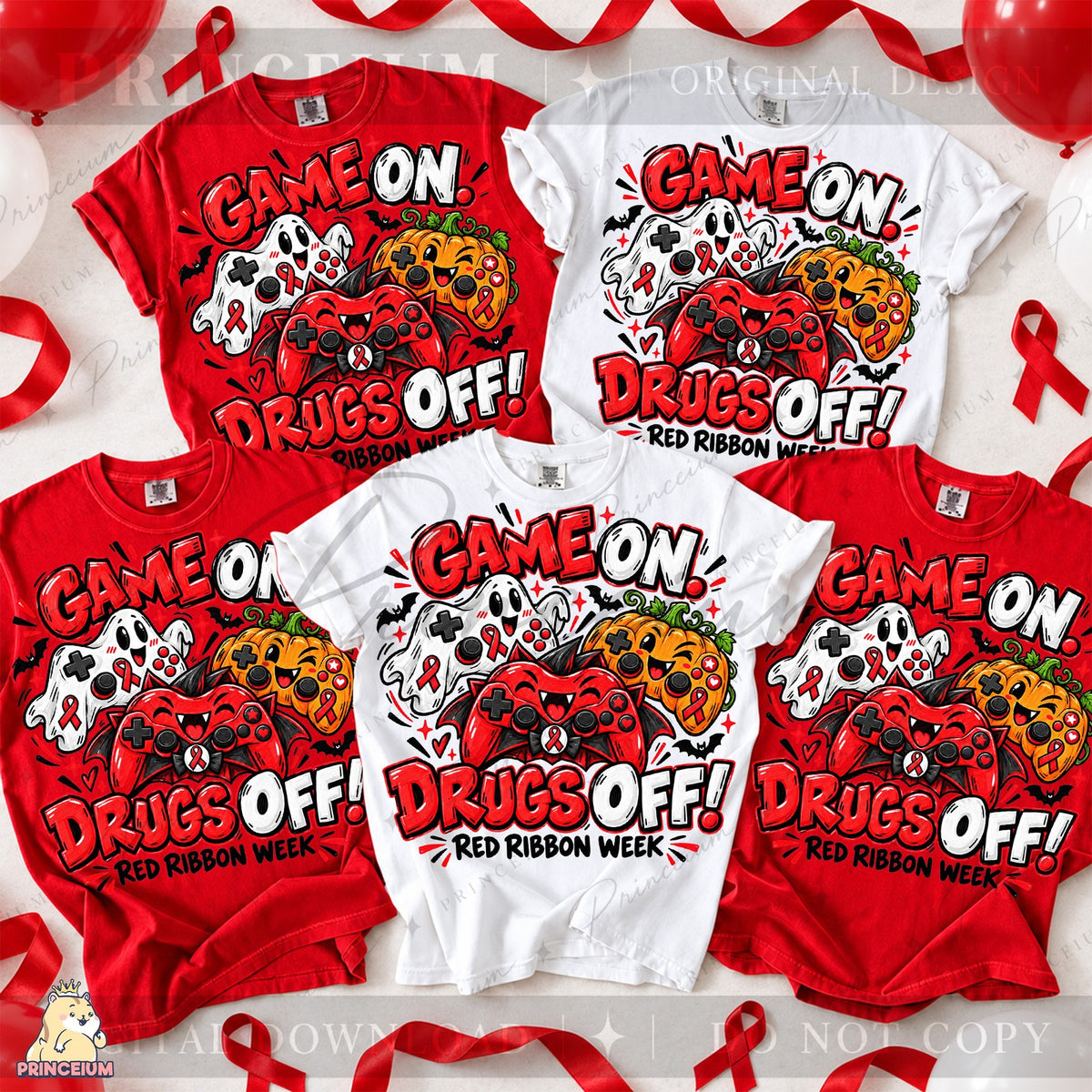 Game On Drugs Off Red Ribbon Week
