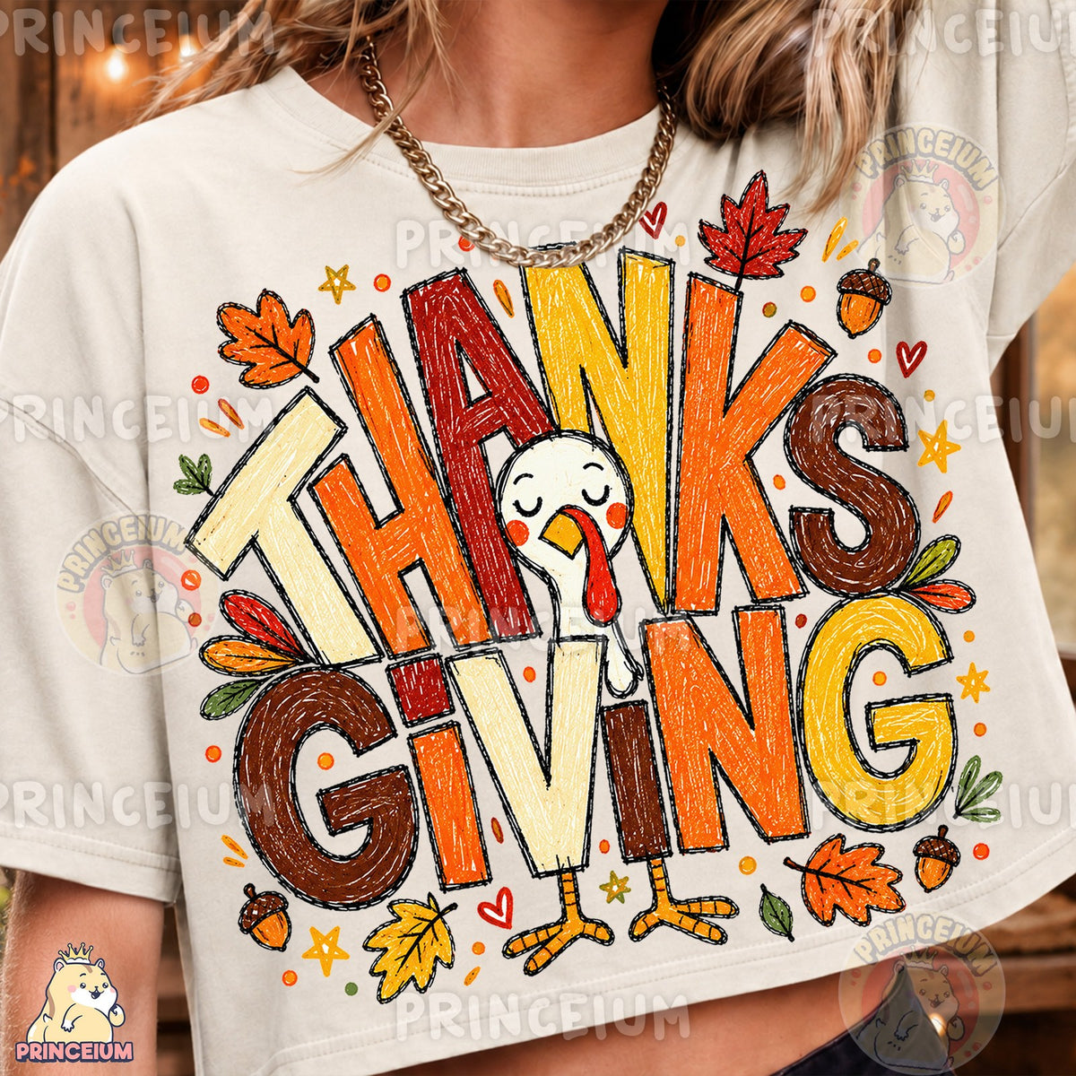 Hand-Drawn Thanksgiving Turkey