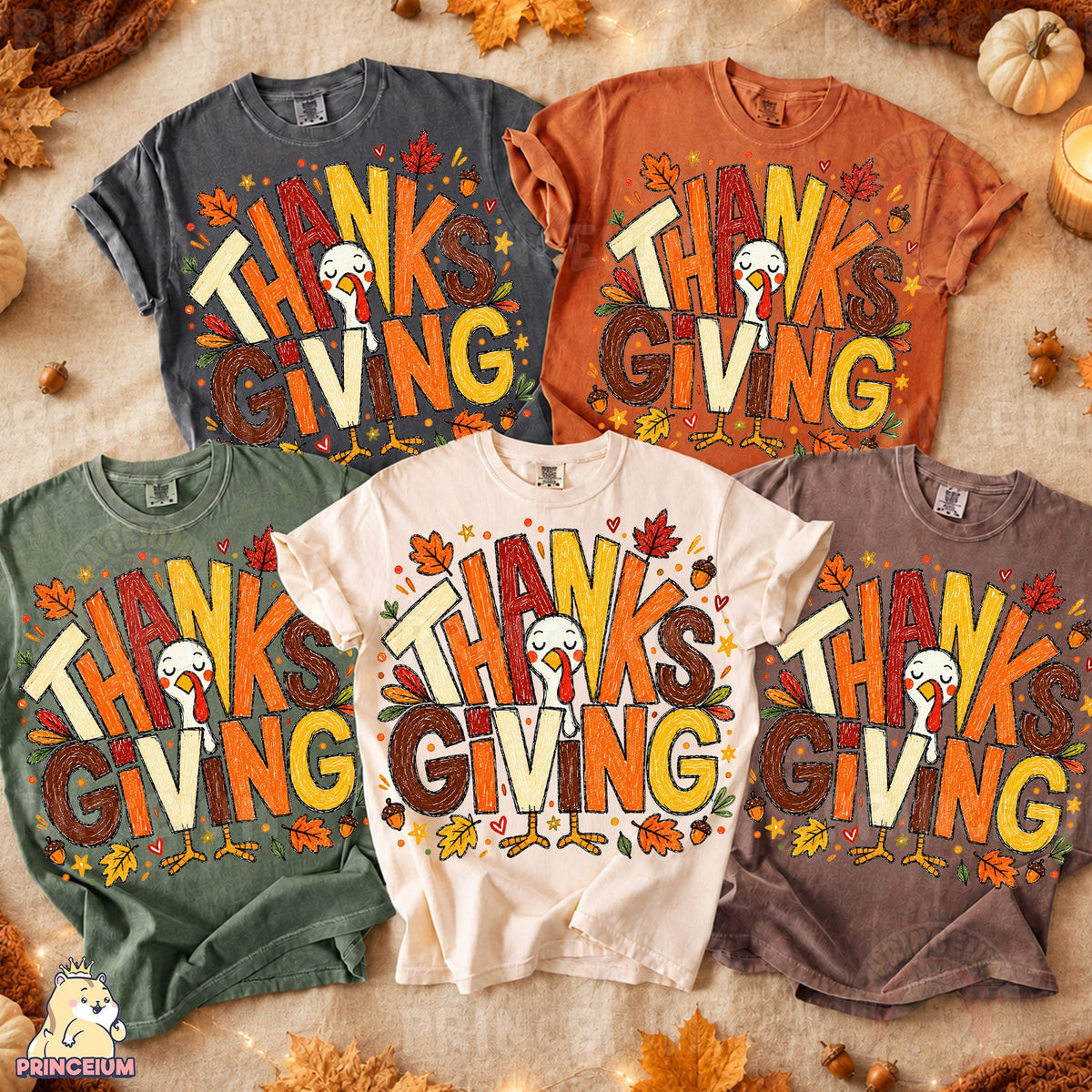Hand-Drawn Thanksgiving Turkey
