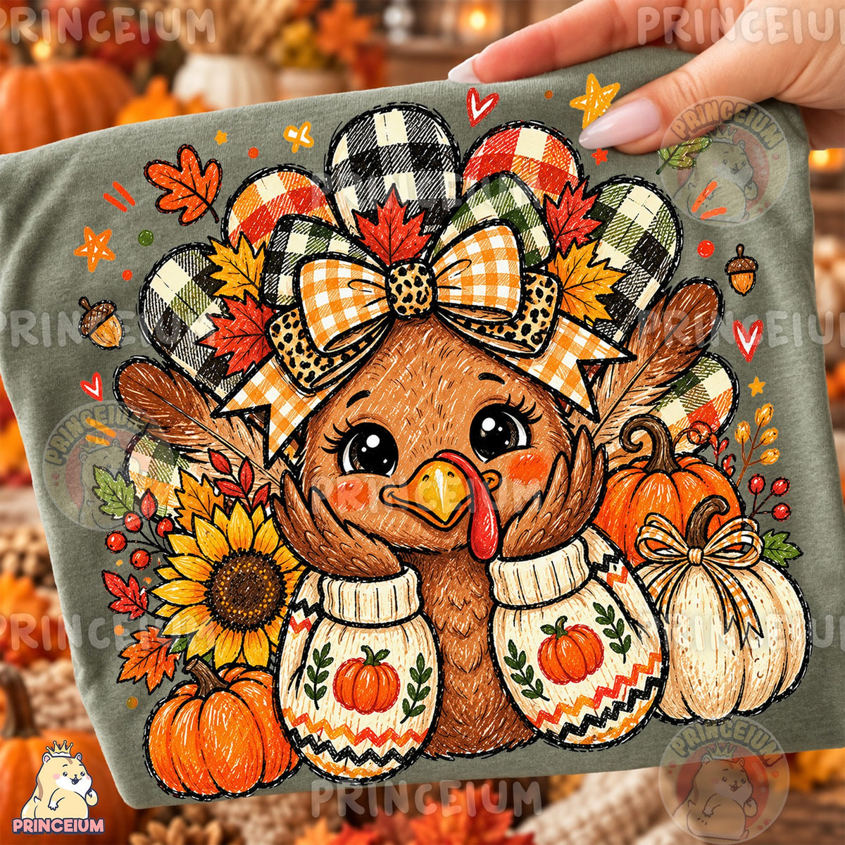 Playful Thanksgiving Turkey