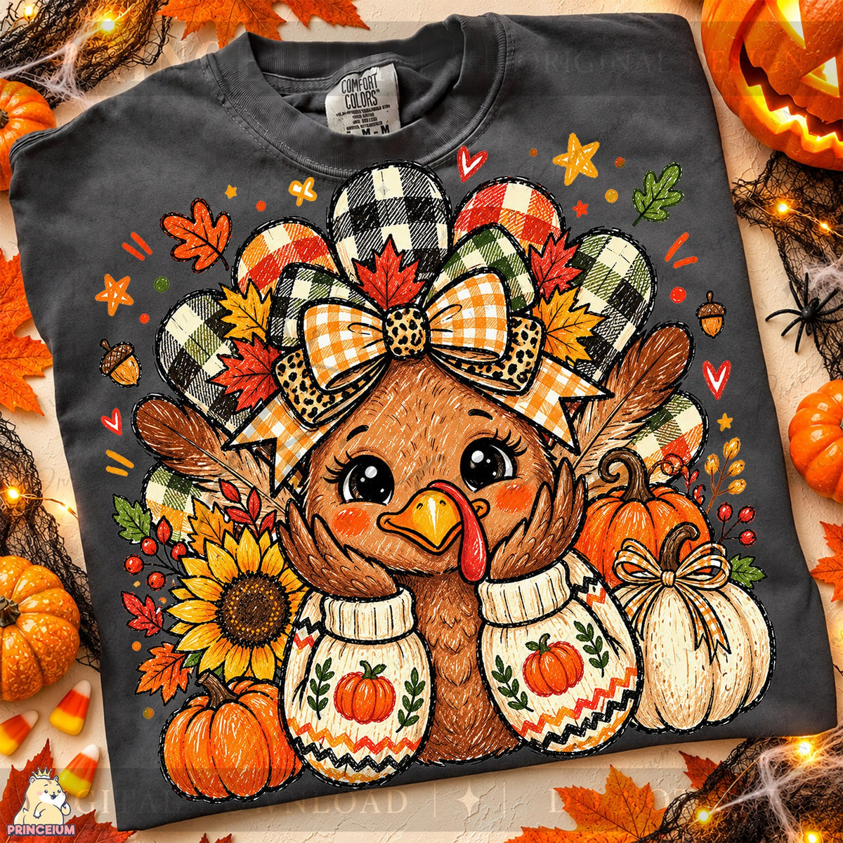 Playful Thanksgiving Turkey