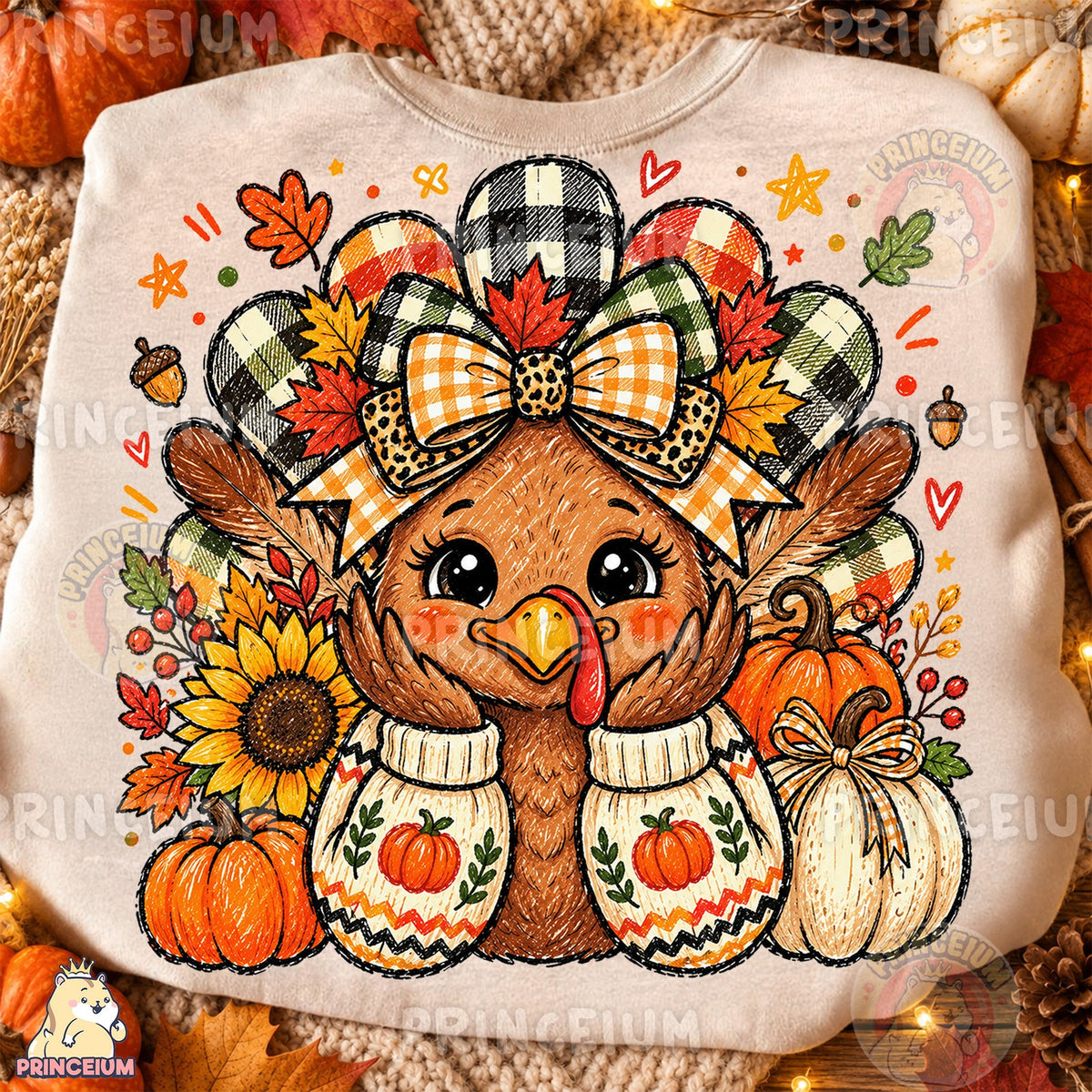Playful Thanksgiving Turkey