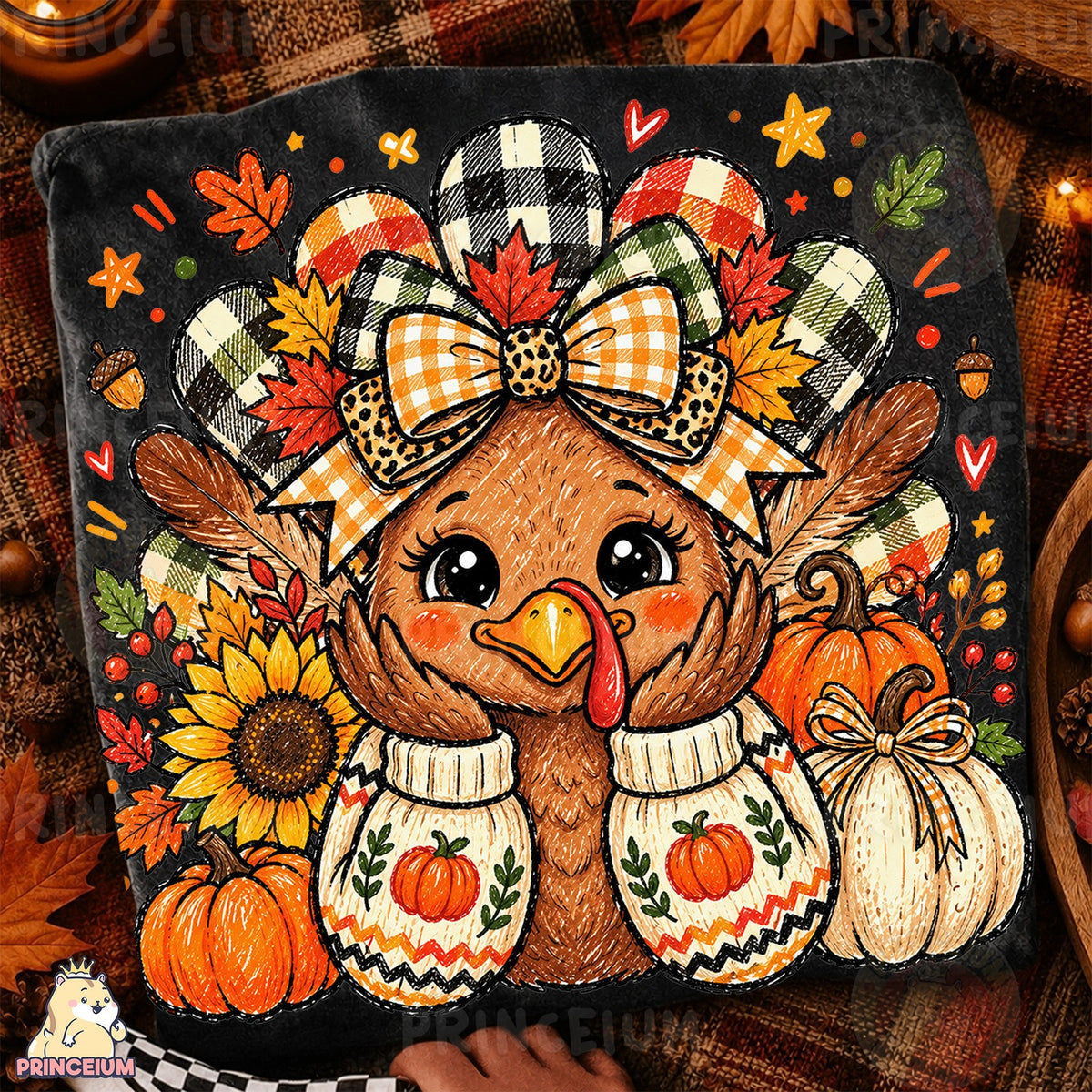 Playful Thanksgiving Turkey