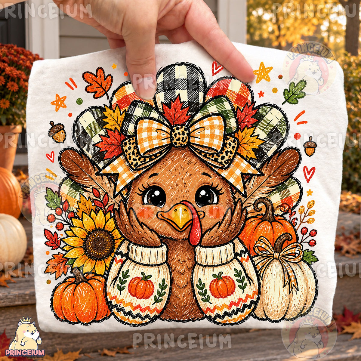 Playful Thanksgiving Turkey