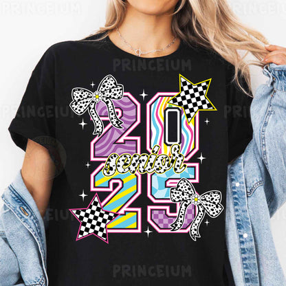 a woman wearing a black t - shirt with the number twenty twenty twenty twenty twenty