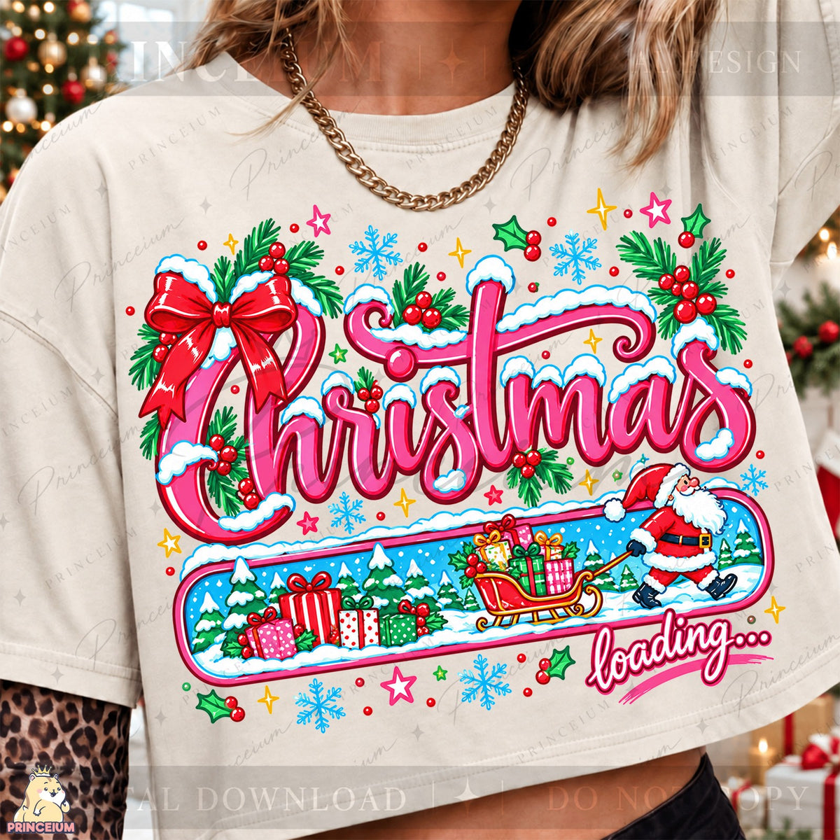 Christmas Loading Santa