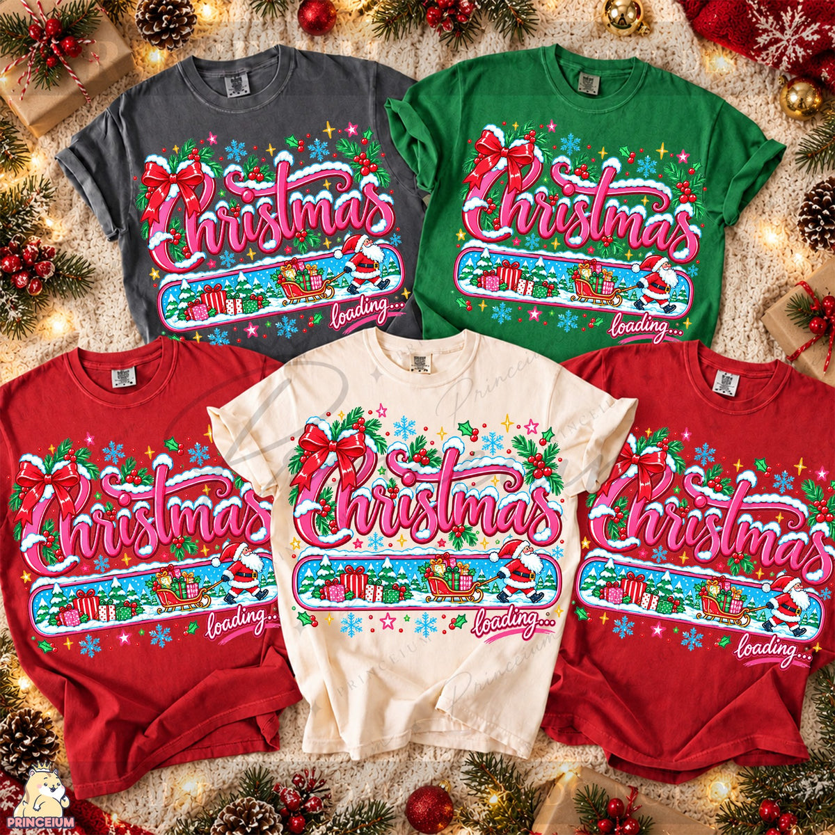 Christmas Loading Santa