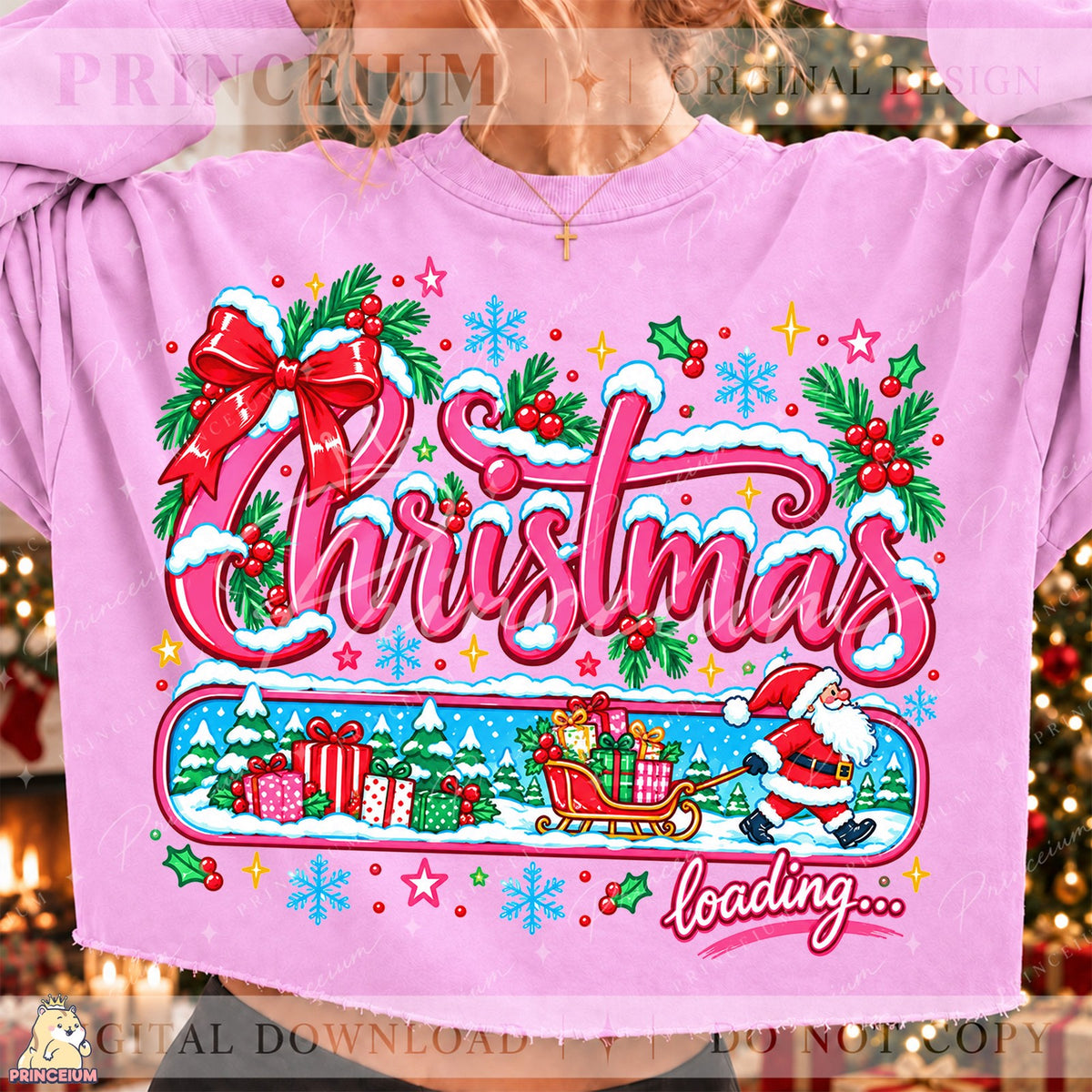 Christmas Loading Santa