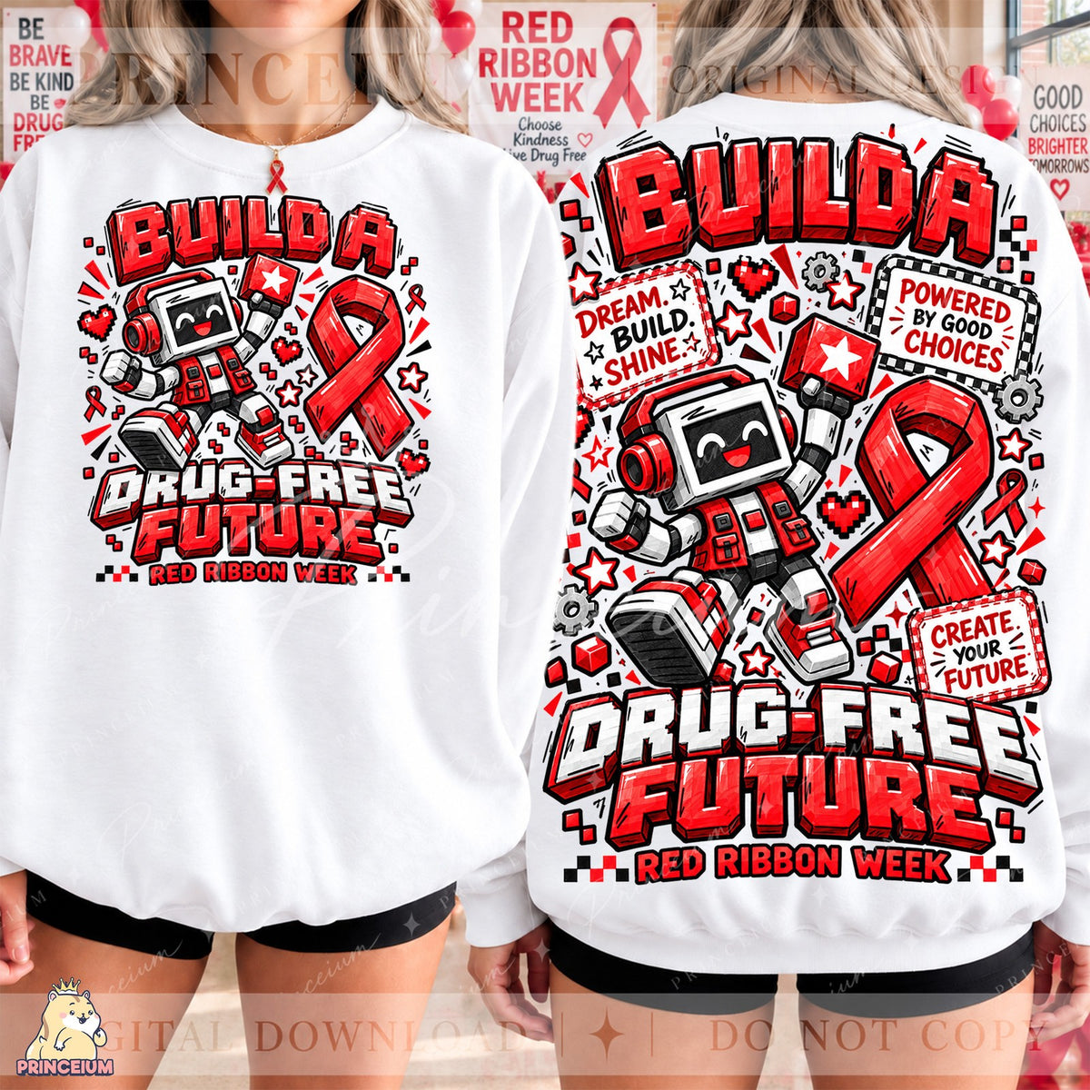 Build a Drug-Free Future Front & Back Set