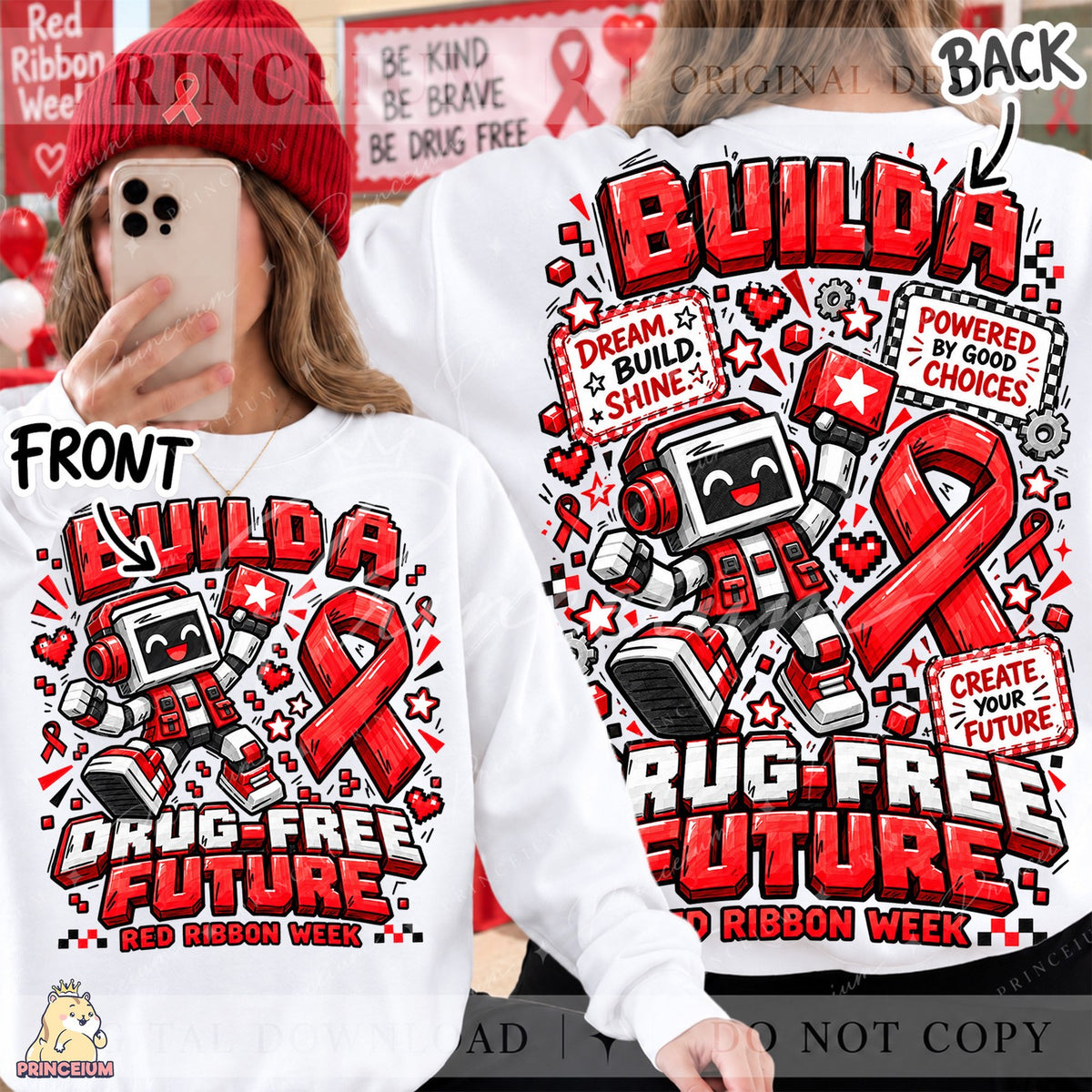 Build a Drug-Free Future Front & Back Set
