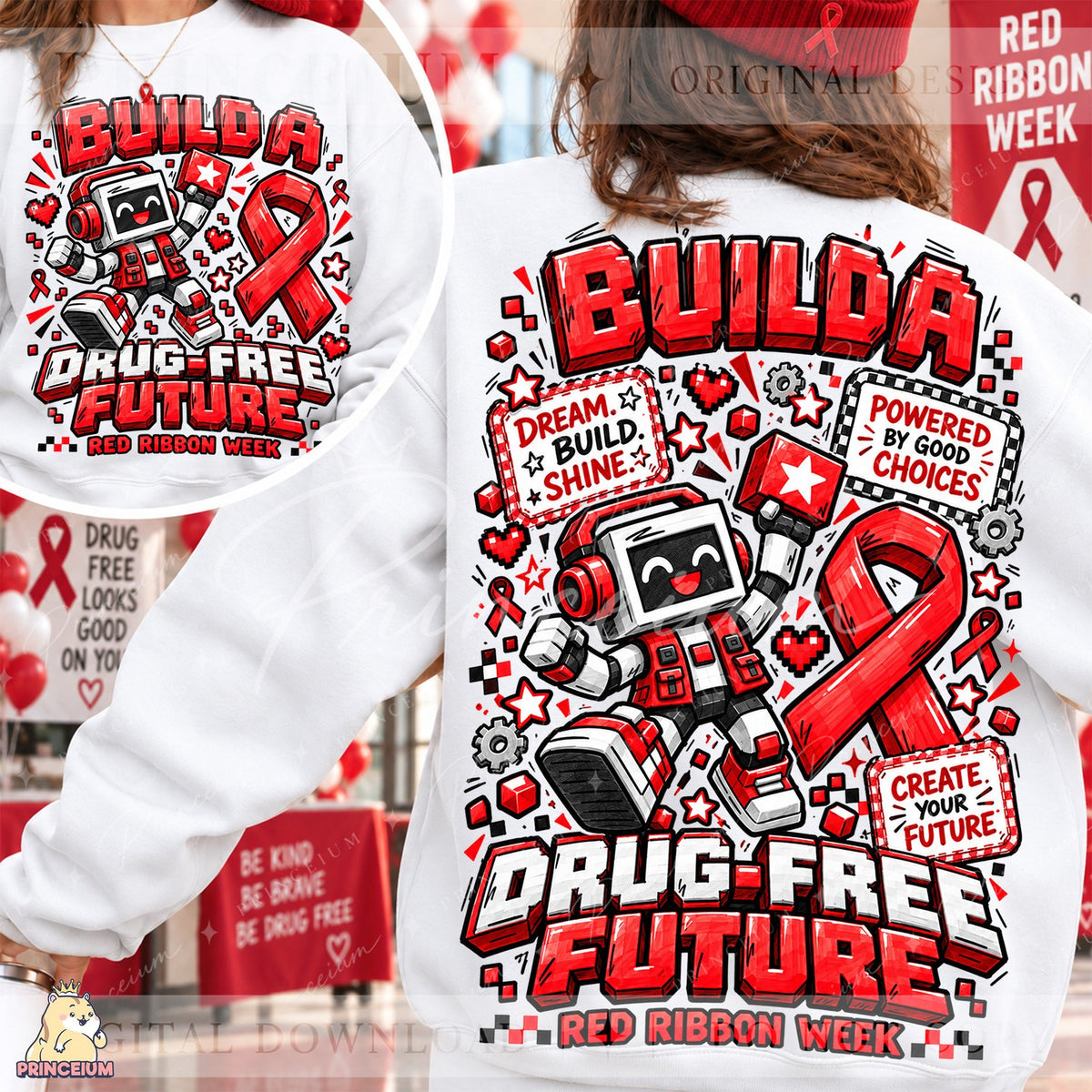 Build a Drug-Free Future Front & Back Set