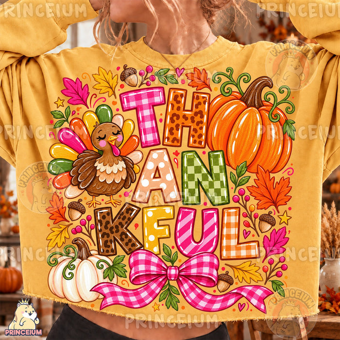 Thankful Turkey Pumpkin Fall