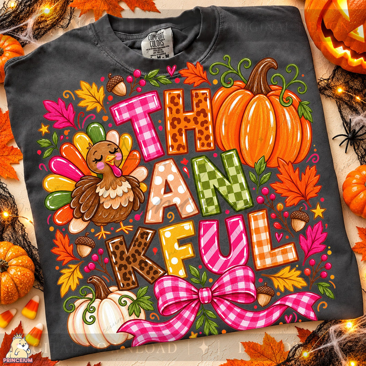 Thankful Turkey Pumpkin Fall