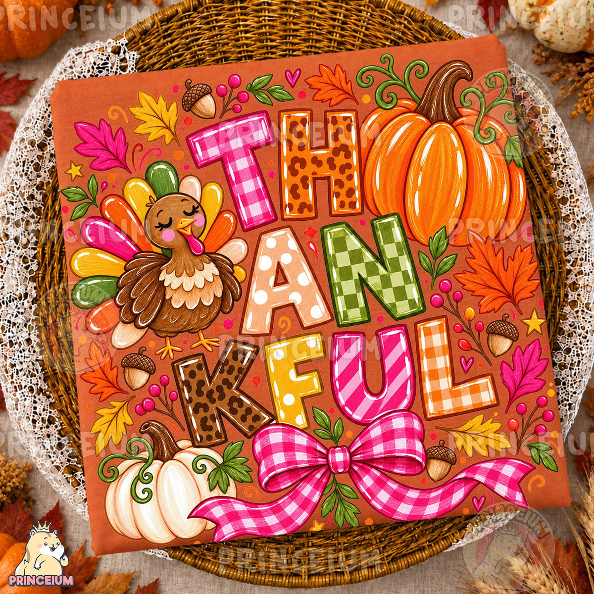 Thankful Turkey Pumpkin Fall