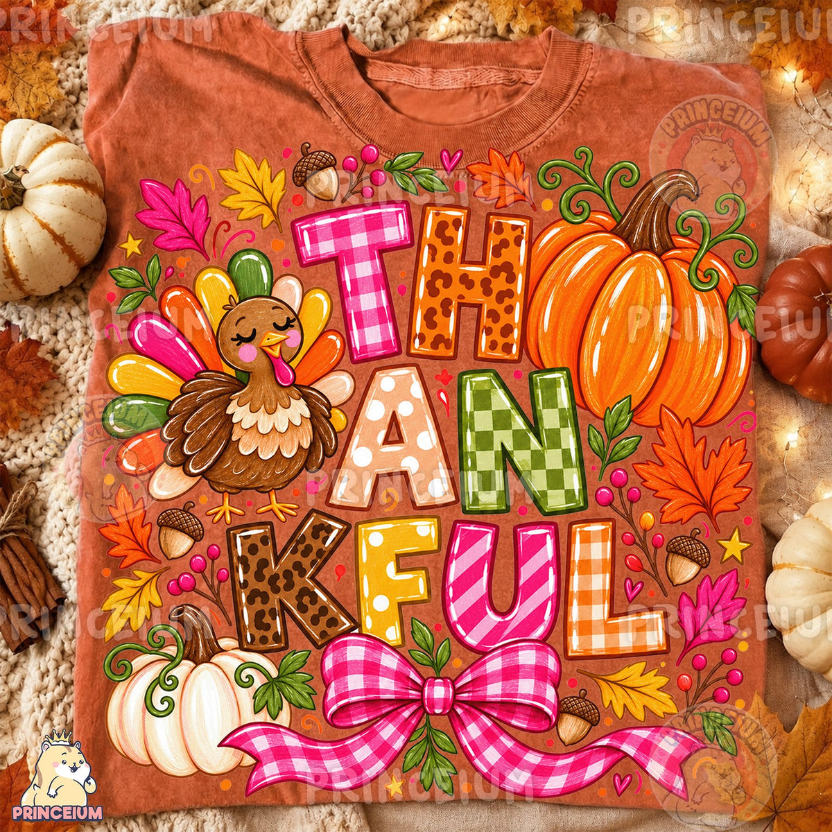 Thankful Turkey Pumpkin Fall