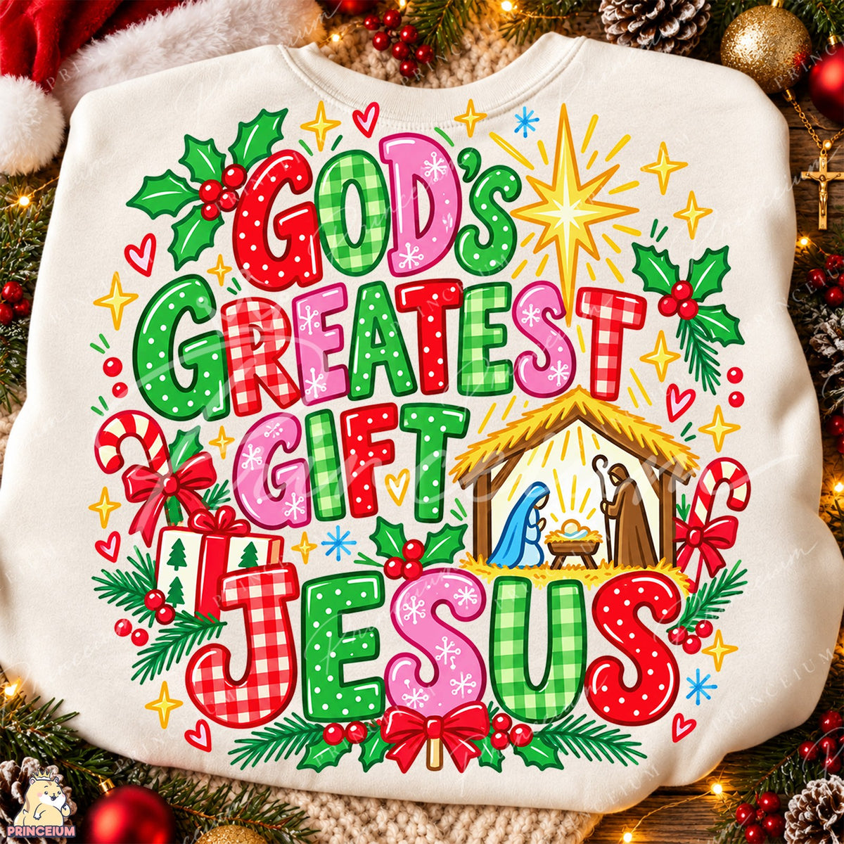 God's Greatest Gift Jesus Front and Back