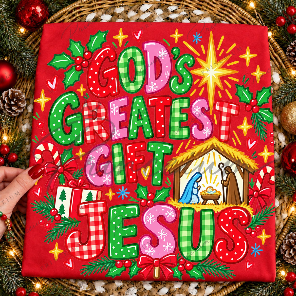 God's Greatest Gift Jesus Front and Back