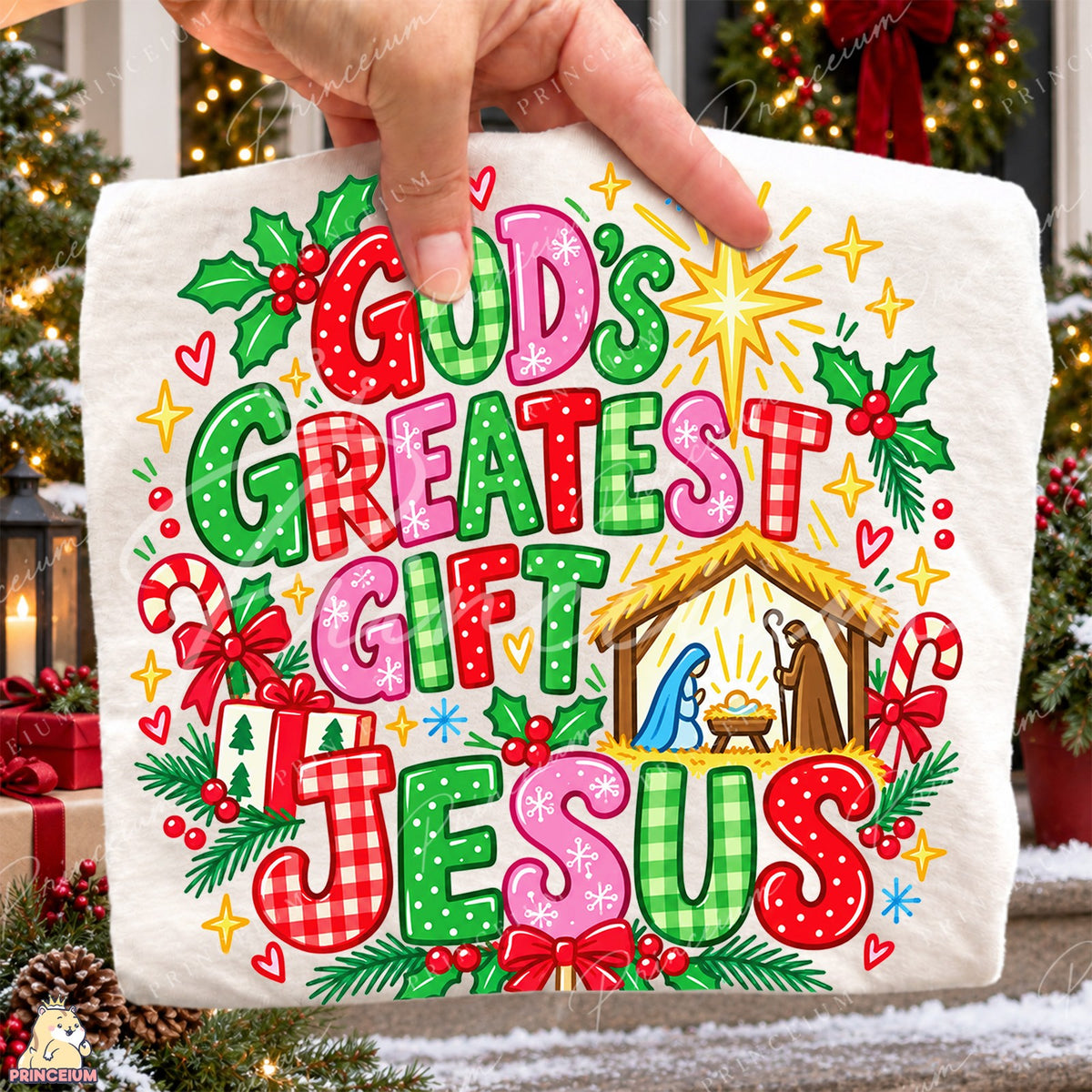 God's Greatest Gift Jesus Front and Back