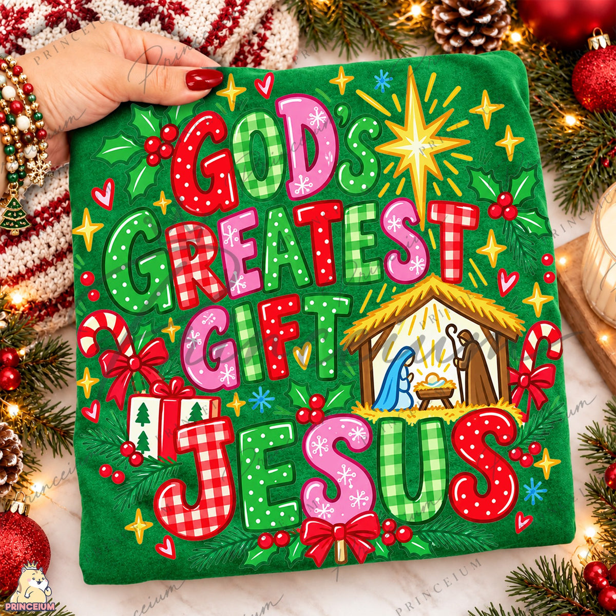 God's Greatest Gift Jesus Front and Back